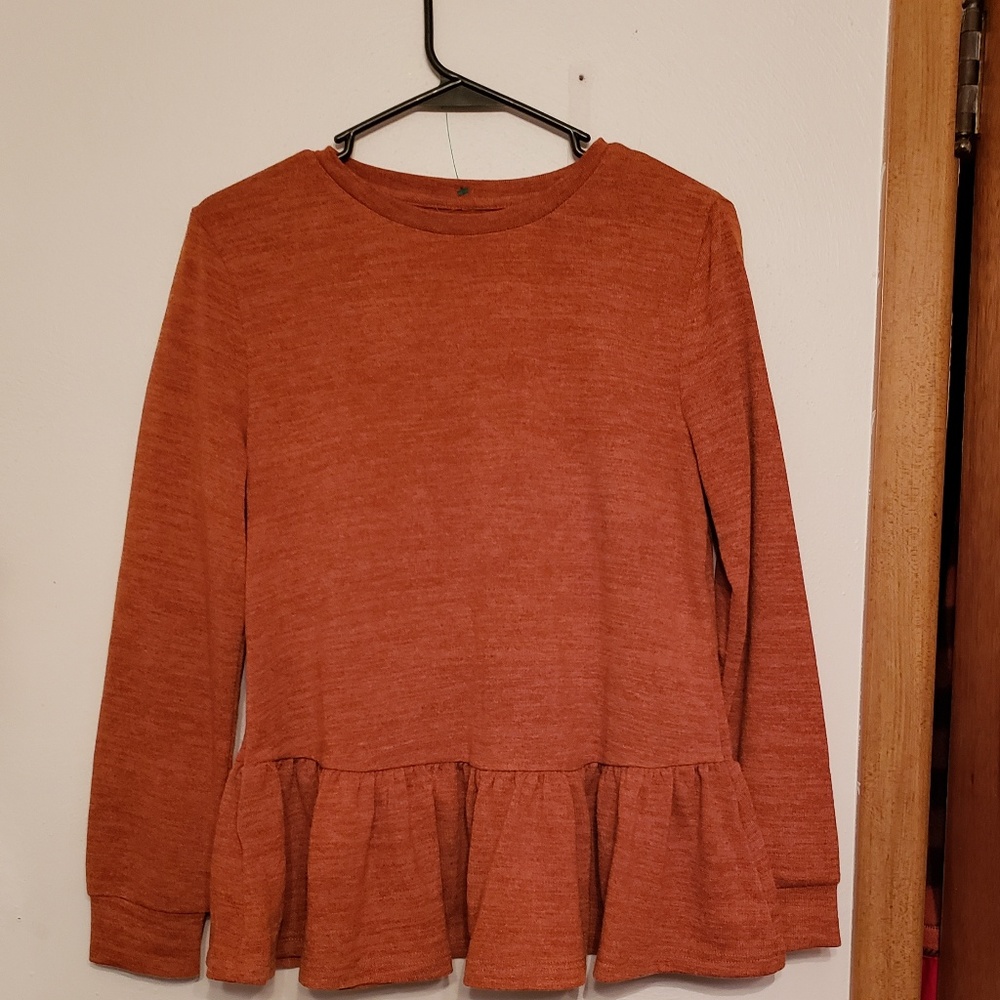 Peplum sweater